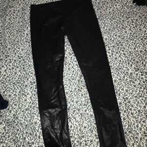 AMERICAN APPAREL FAUX LEATHER LEGGINGS